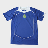 Camisa Seleção Brasileira II 2004 Nike - Retrô - Azul