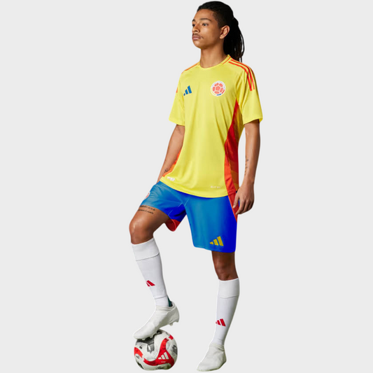 Camisa Colômbia I 24/25 - Torcedor Adidas Masculina - Amarela