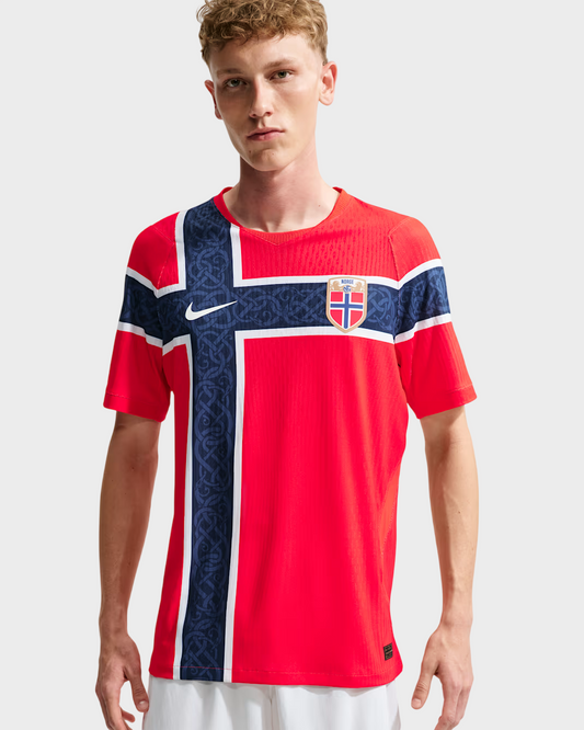 Camisa Noruega I 26/27 - Jogador Nike Masculina - Vermelha