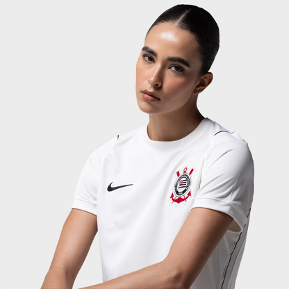 Camisa Corinthians Feminina I 26/27 - Torcedor - Branca