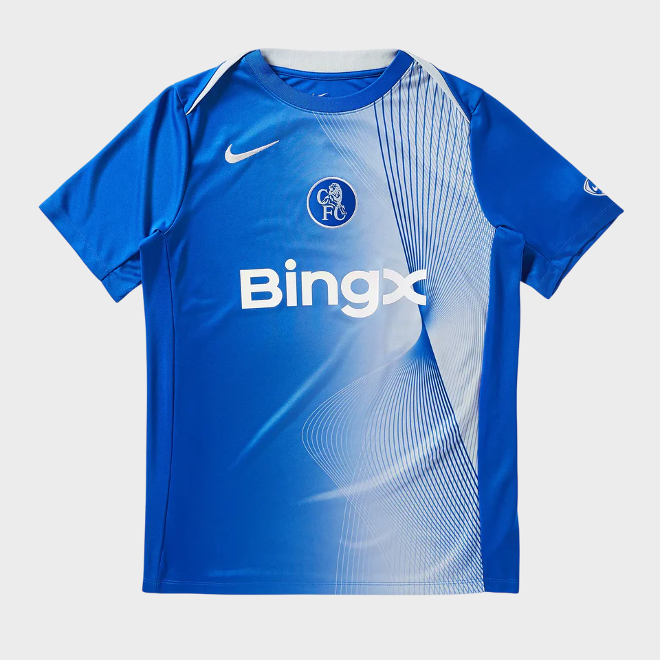 Camisa Chelsea Treino 25/26 Nike Torcedor Masculina - Azul