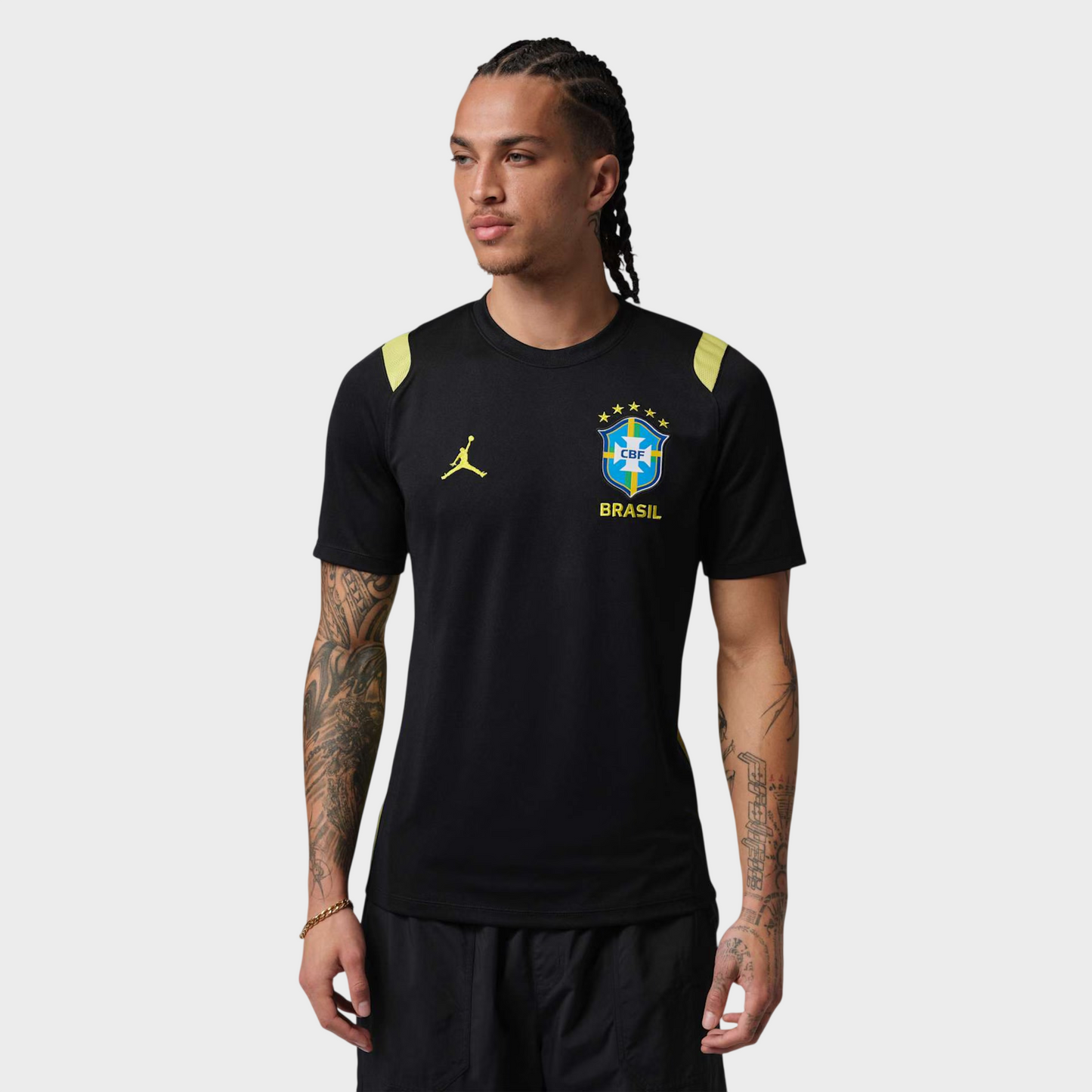 Camisa Seleção Brasileira Treino 26/27 - Torcedor Masculina - Preta