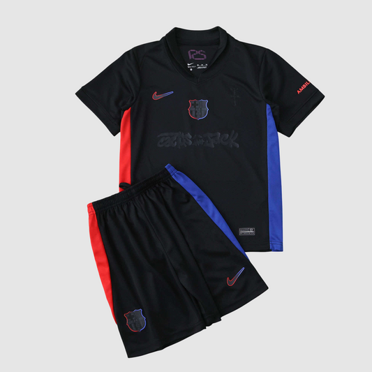 Conjunto Infantil Barcelona X Travis Scott II 24/25