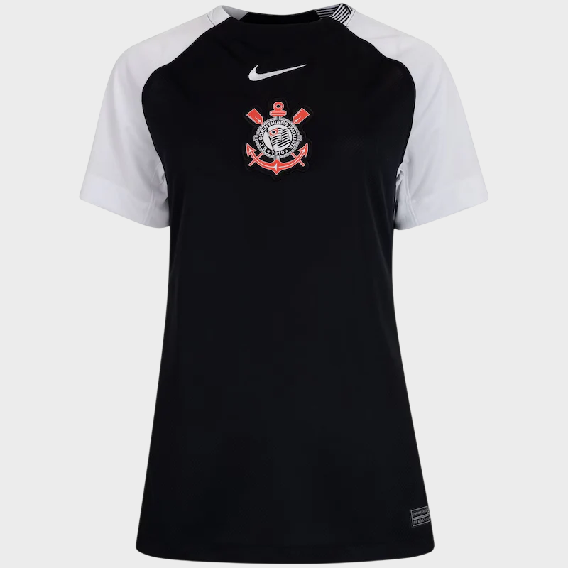 Camisa Corinthians Feminina II 25/26 - Torcedor - Preta