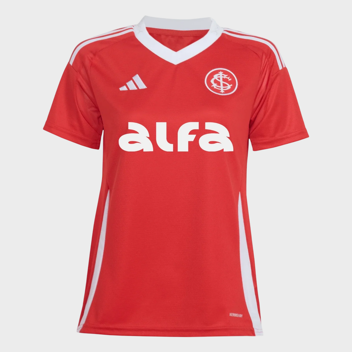 Camisa Internacional Feminina I 25/26 - Vermelha + Patrocínios