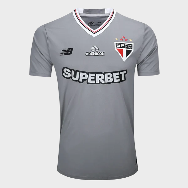Camisa São Paulo Grey Day 25/26 - Cinza