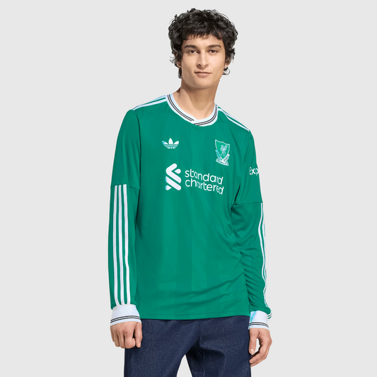 Camisa Liverpool III Manga Longa 25/26 - Torcedor Nike Masculina - Verde