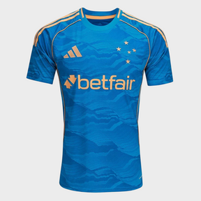 Camisa Cruzeiro III 25/26 - Torcedor Adidas Masculina - Azul