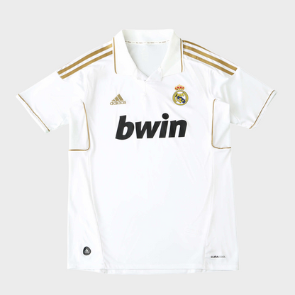Camisa Real Madrid I 2011/2012 - Branco - Retrô