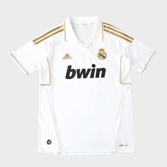 Camisa Real Madrid I 2011/2012 - Branco - Retrô