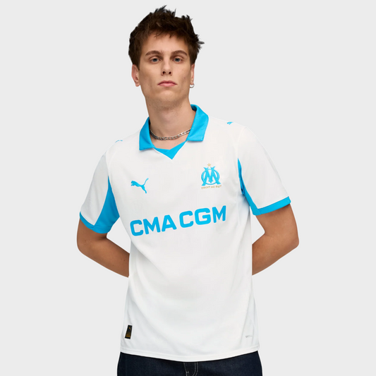 Camisa Olympique de Marseille I 25/26 - Branca