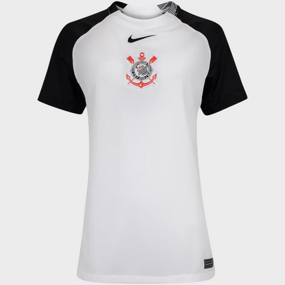 Camisa Corinthians Feminina I 25/26 - Torcedor - Branca
