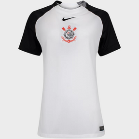 Camisa Corinthians Feminina I 25/26 - Torcedor - Branca