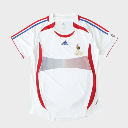 Camisa França II 2006 Adidas - Branca - Retrô