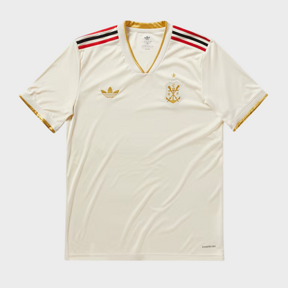 Camisa Flamengo III 25/26 - Torcedor Masculina - Dourada
