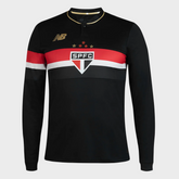 Camisa São Paulo III Manga Longa Comemorativa 25/26 - Preta [PRÉ-VENDA]