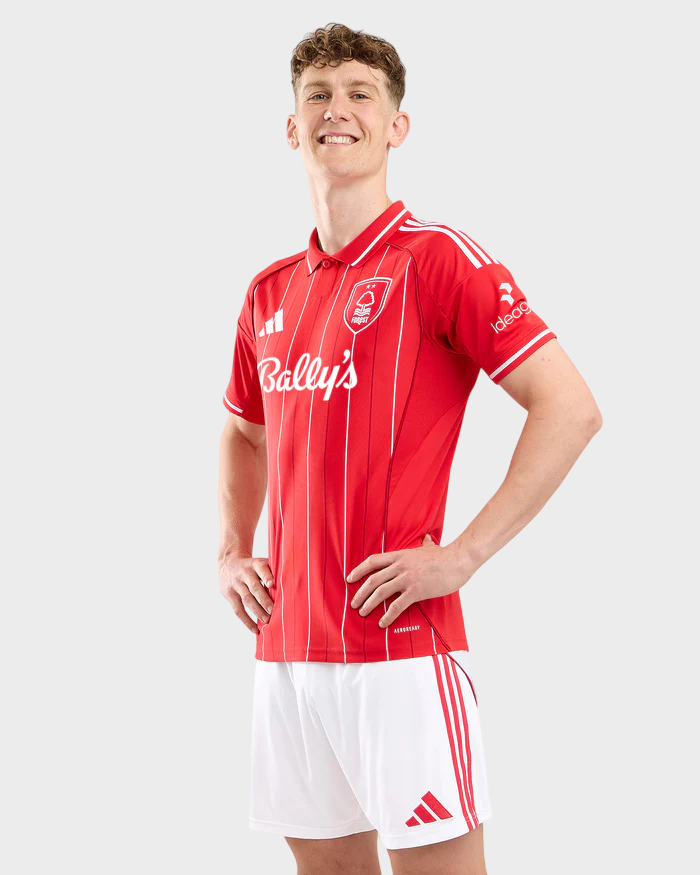 Camisa Nottingham Forest I 25/26 Adidas Torcedor Masculina - Vermelha