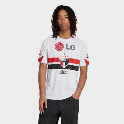 Camisa São Paulo I 2006/07 Retrô - Branca