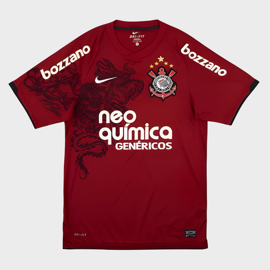 Camisa Corinthians III 2011 Retrô - Edição Limitada São Jorge - Bordô