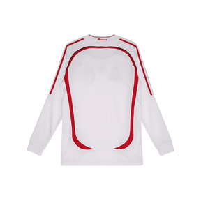 Camisa Milan II 2006/2007 Manga Longa - Retrô - Branca