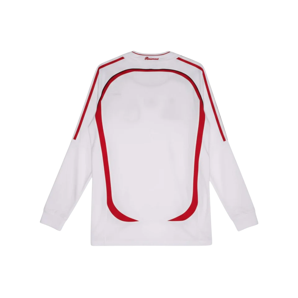 Camisa Milan II 2006/2007 Manga Longa - Retrô - Branca