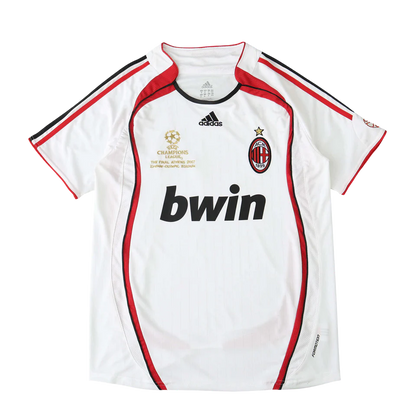 Camisa Milan II 2006/2007 Adidas Torcedor - Branco - Retrô
