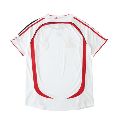 Camisa Milan II 2006/2007 Adidas Torcedor - Branco - Retrô