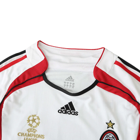 Camisa Milan II 2006/2007 Adidas Torcedor - Branco - Retrô