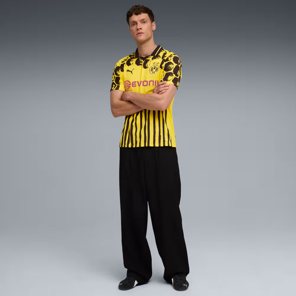 Camisa Borussia Dortmund KIDSUPER - Torcedor Puma Masculina - Amarelo