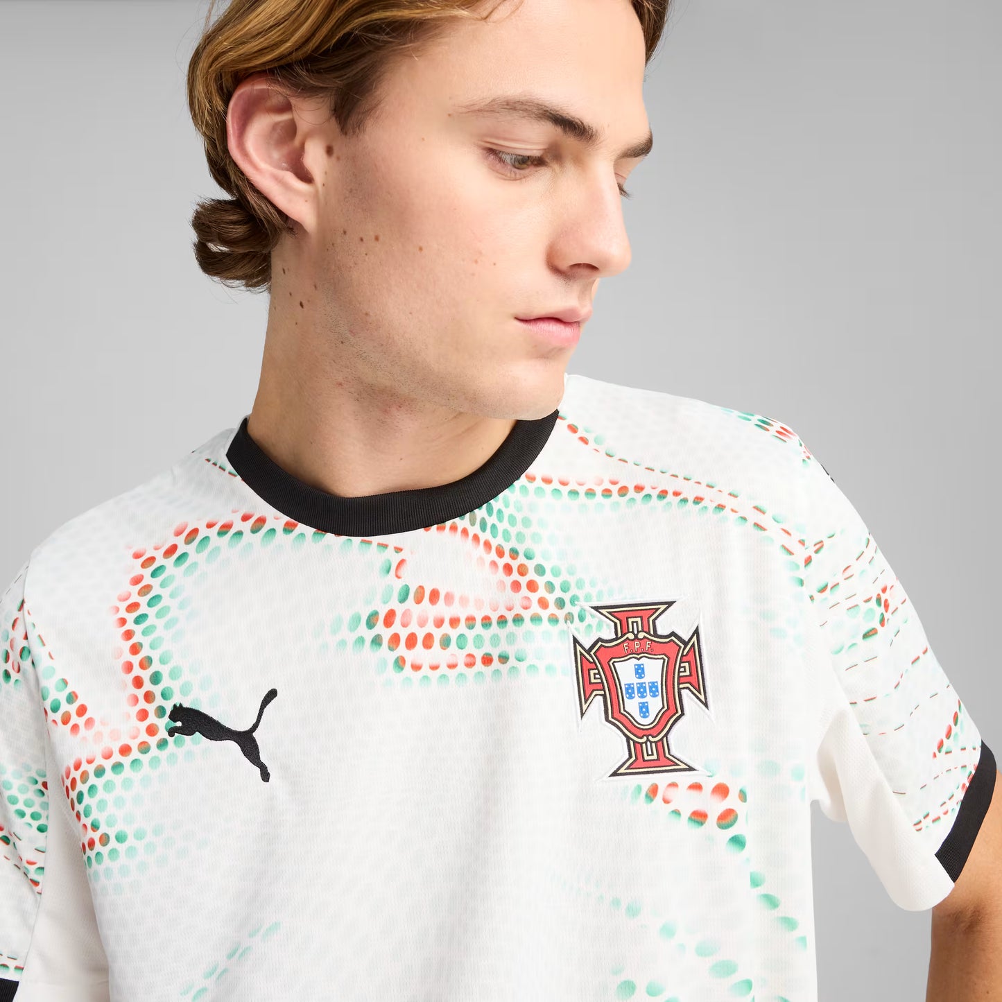 Camisa Portugal II 25/26 - Torcedor Puma Masculina - Branca