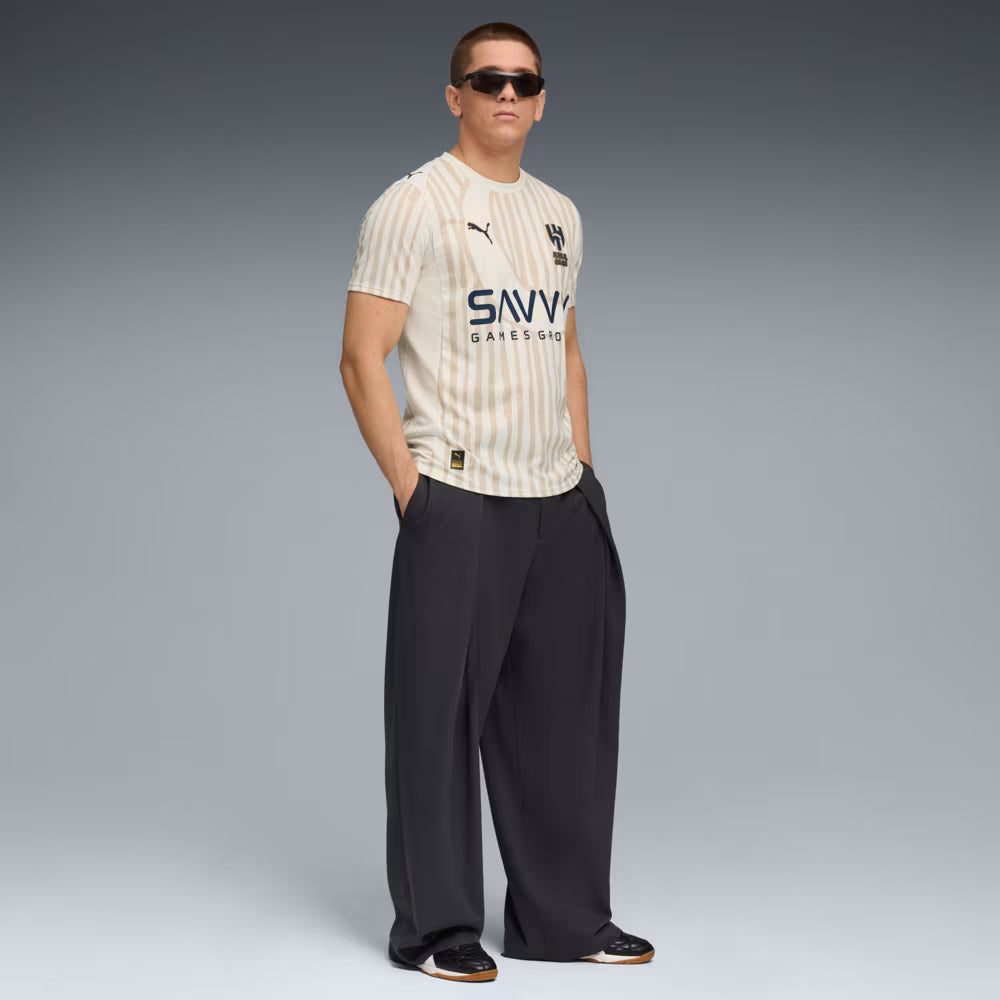 Camisa Al-Hilal KIDSUPER - Torcedor Puma Masculina - Bege