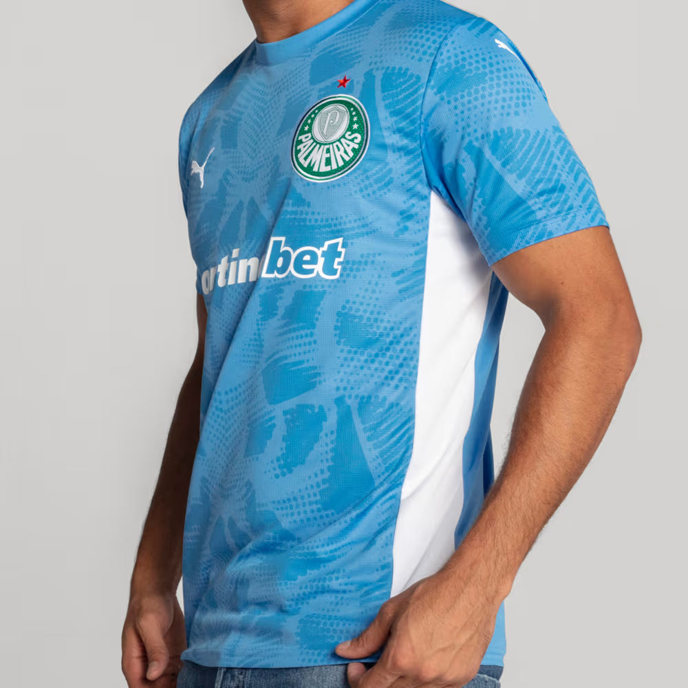 Camisa Palmeiras I Goleiro 25/26 - Torcedor Puma Masculina - Azul
