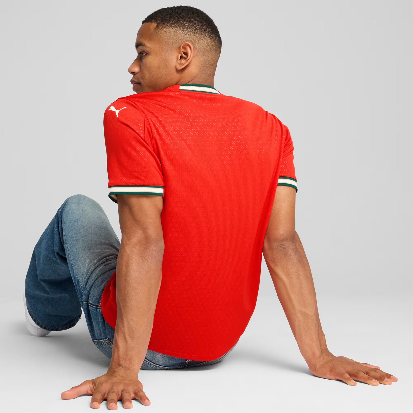 Camisa Portugal I 25/26 - Torcedor Puma Masculina - Vermelha