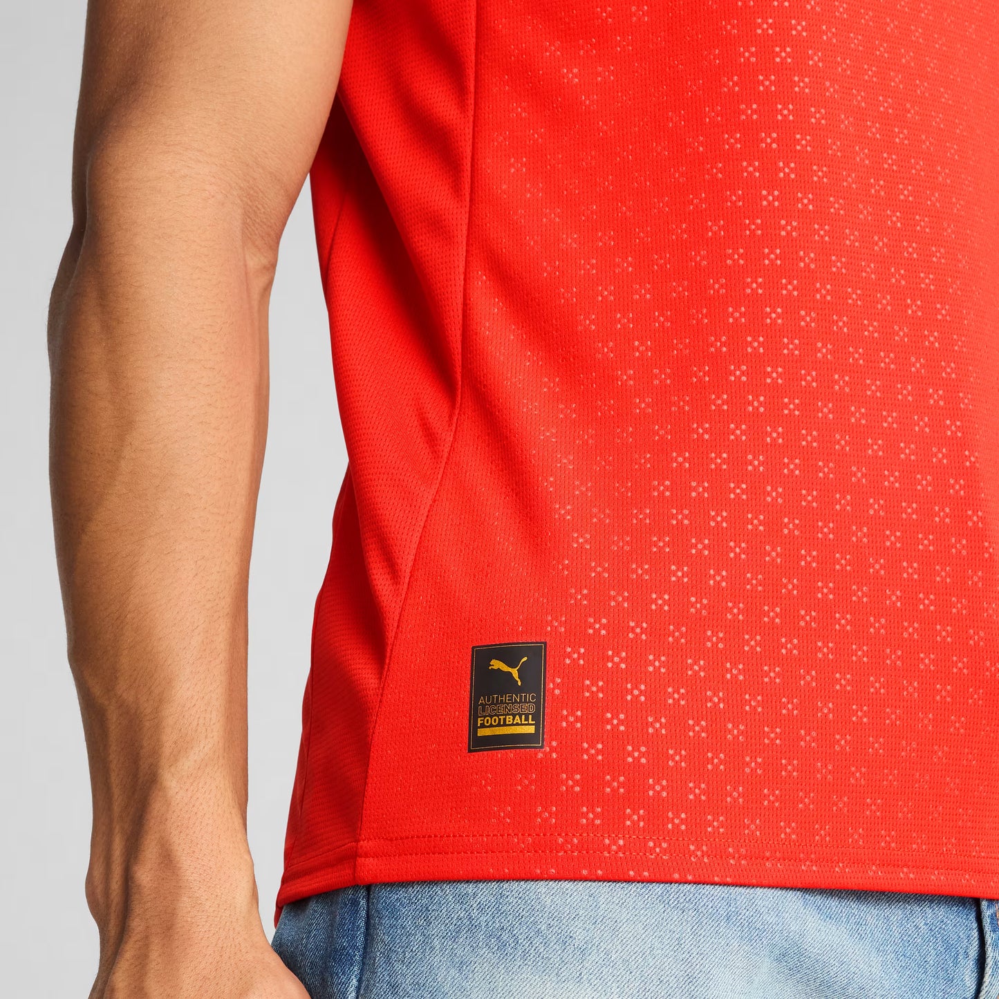 Camisa Portugal I 25/26 - Torcedor Puma Masculina - Vermelha