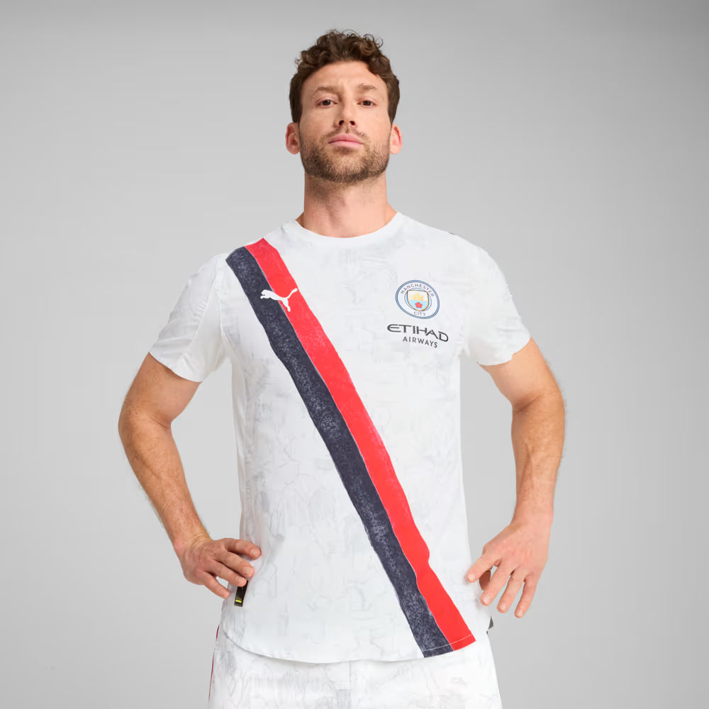 Camisa Manchester City 25/26 - Torcedor - Branca