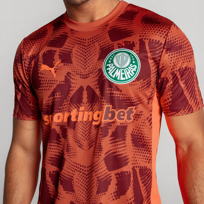 Camisa Palmeiras II Goleiro 25/26 - Torcedor Puma Masculina - Vermelha