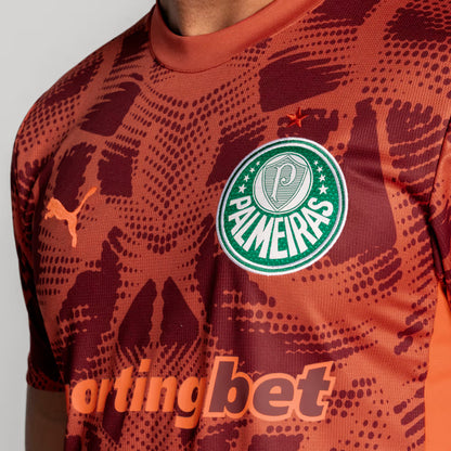Camisa Palmeiras II Goleiro 25/26 - Torcedor Puma Masculina - Vermelha