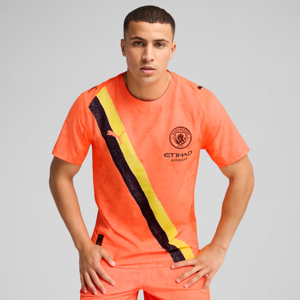 Camisa Manchester City 25/26 - Torcedor - Laranja
