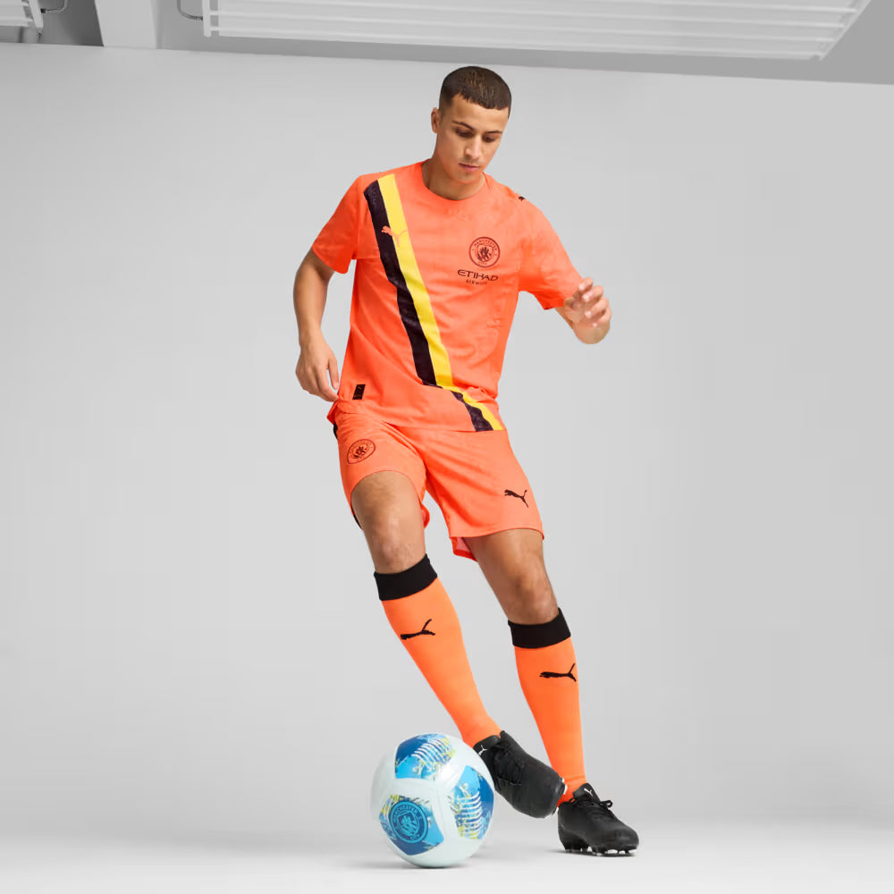 Camisa Manchester City 25/26 - Torcedor - Laranja