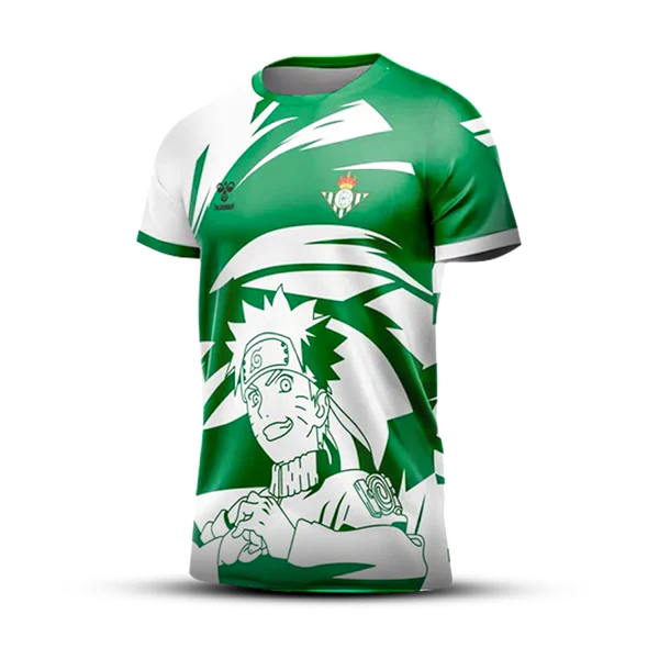 Camisa Real Betis 2025 Hummel Oficial - Naruto