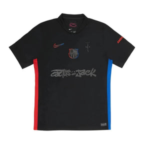 Camisa Barcelona Away x Travis Scott 24/25 - Torcedor Masculino - All Black